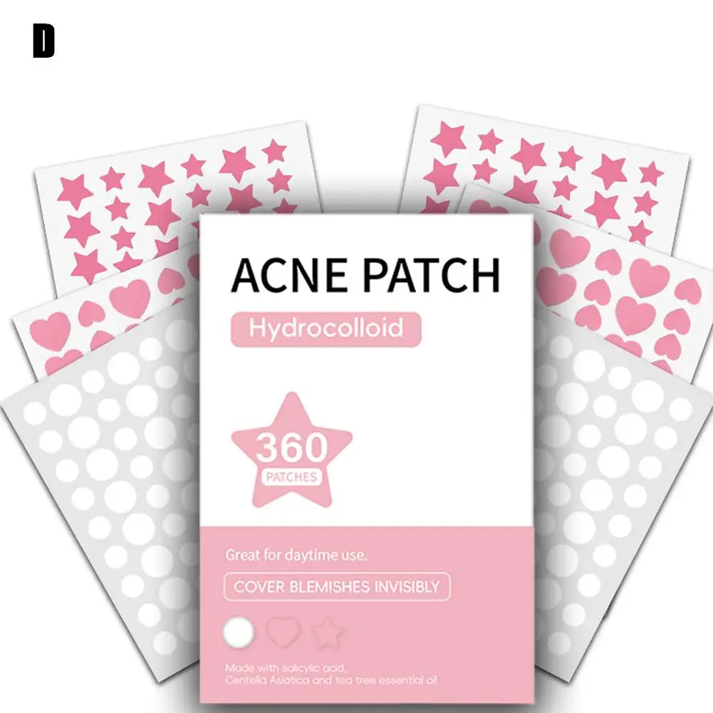 Farbige Unsichtbare Pickel-Patches – Anti-Akne Hydrocolloid Pflaster
