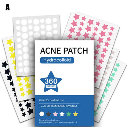 Farbige Unsichtbare Pickel-Patches – Anti-Akne Hydrocolloid Pflaster