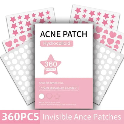 Farbige Unsichtbare Pickel-Patches – Anti-Akne Hydrocolloid Pflaster