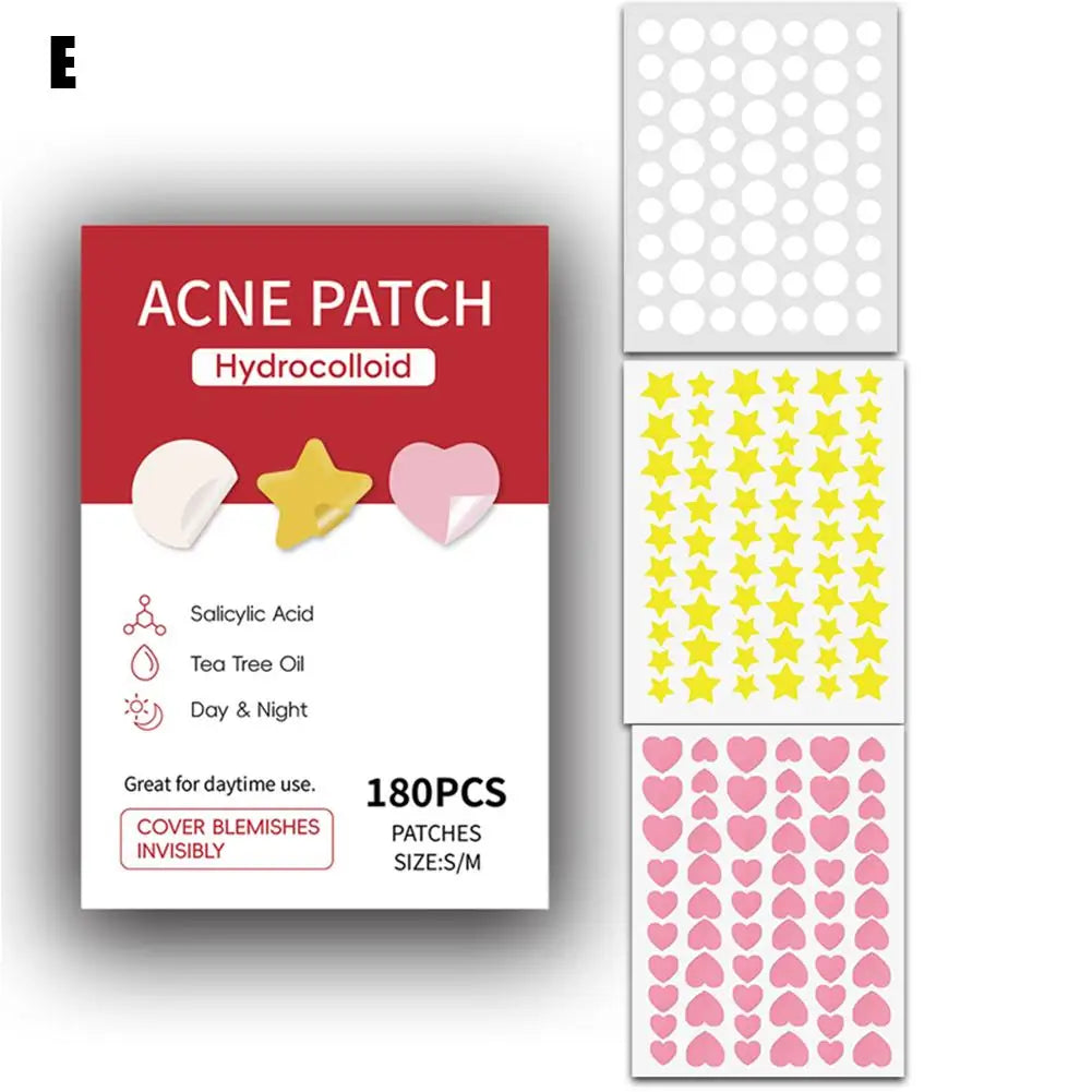 Farbige Unsichtbare Pickel-Patches – Anti-Akne Hydrocolloid Pflaster