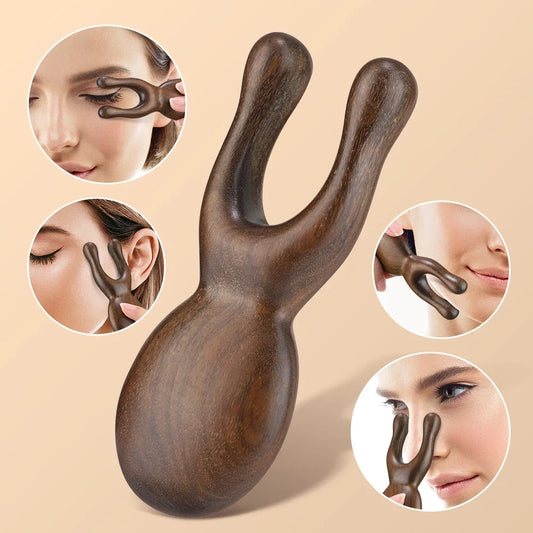 Sandelholz-Massagetool für Gesicht, Nase & Augen