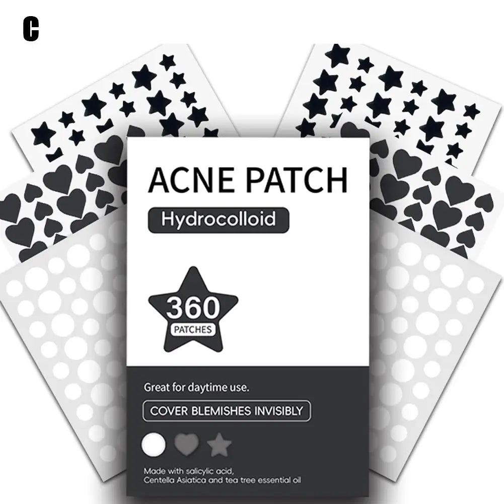 Farbige Unsichtbare Pickel-Patches – Anti-Akne Hydrocolloid Pflaster